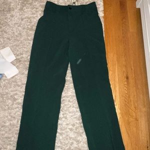 Zara dark green trousers